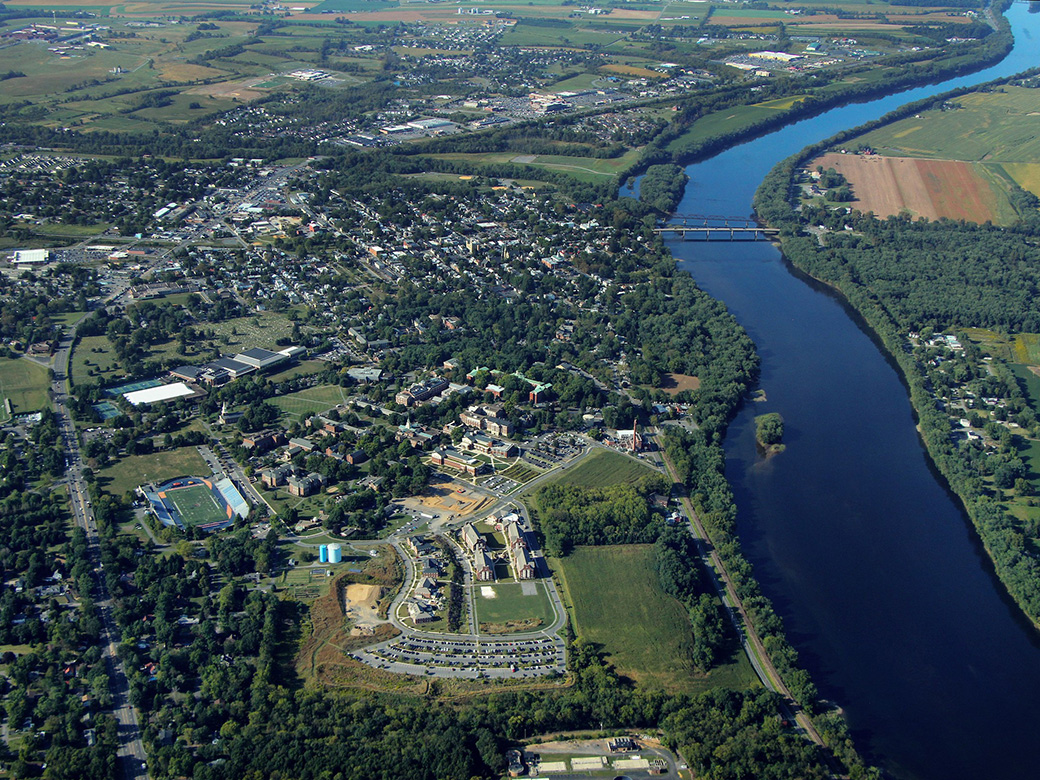 Susquehanna River Bucknell aerial