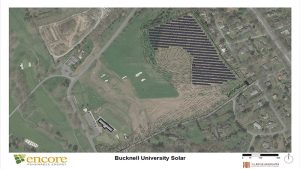 Bucknell Solar landscape plan rendering